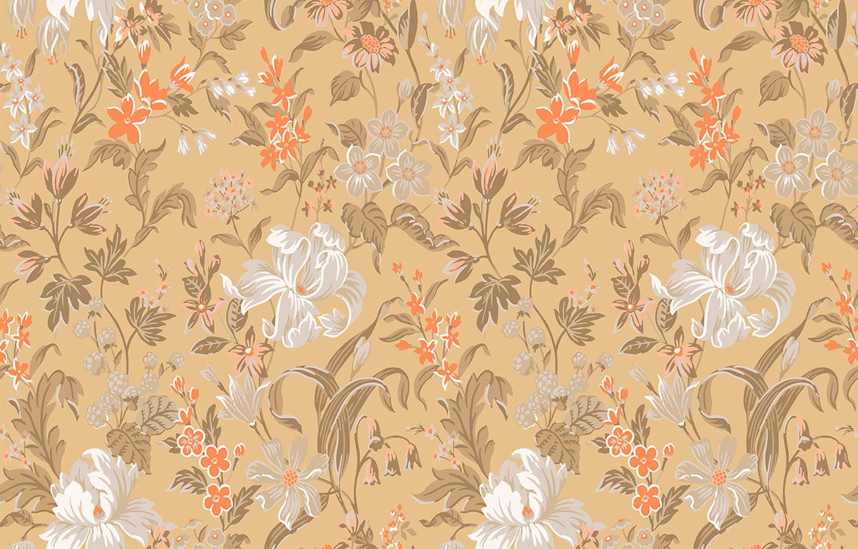 Обои Loymina Equator Flower Bed QTR4 004 10,05×1 Обои Loymina Equator Flower Bed QTR4 004 10,05×1